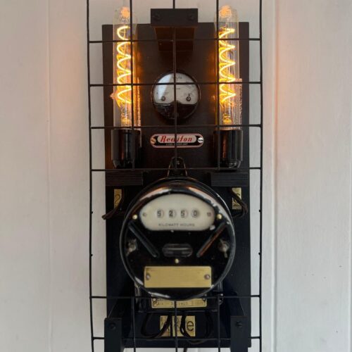 "The Meter is on" conversation wall light