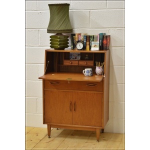 vintage bureau writing desk teak Jentique danish design mid century DELIVERY