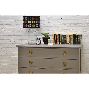 vintage chest of drawers on castors greyish retro wash stand DELIVERY