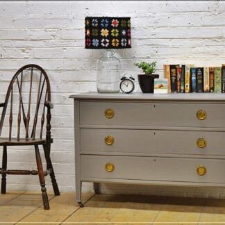 vintage chest of drawers on castors greyish retro wash stand DELIVERY