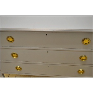vintage chest of drawers on castors greyish retro wash stand DELIVERY