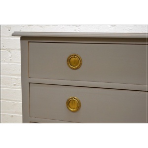 vintage chest of drawers on castors greyish retro wash stand DELIVERY