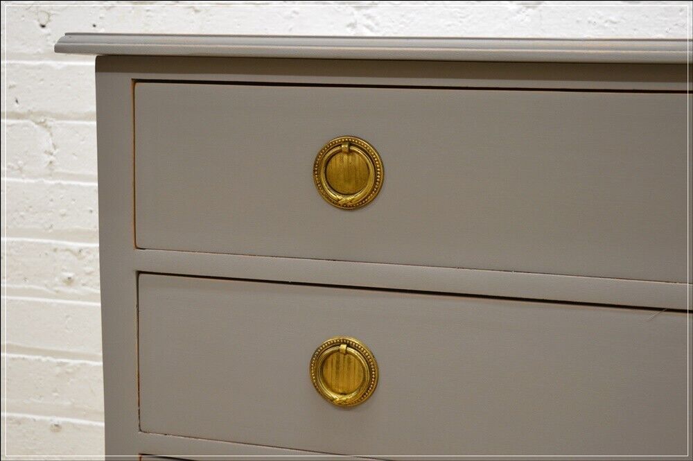 vintage chest of drawers on castors greyish retro wash stand DELIVERY