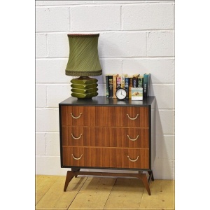 vintage chest of drawers teak Meredew lowboy danish mid century DELIVERY