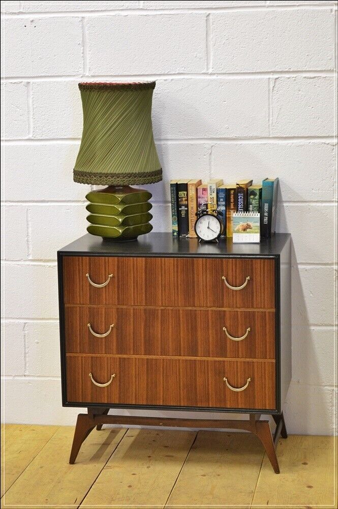 vintage chest of drawers teak Meredew lowboy danish mid century DELIVERY
