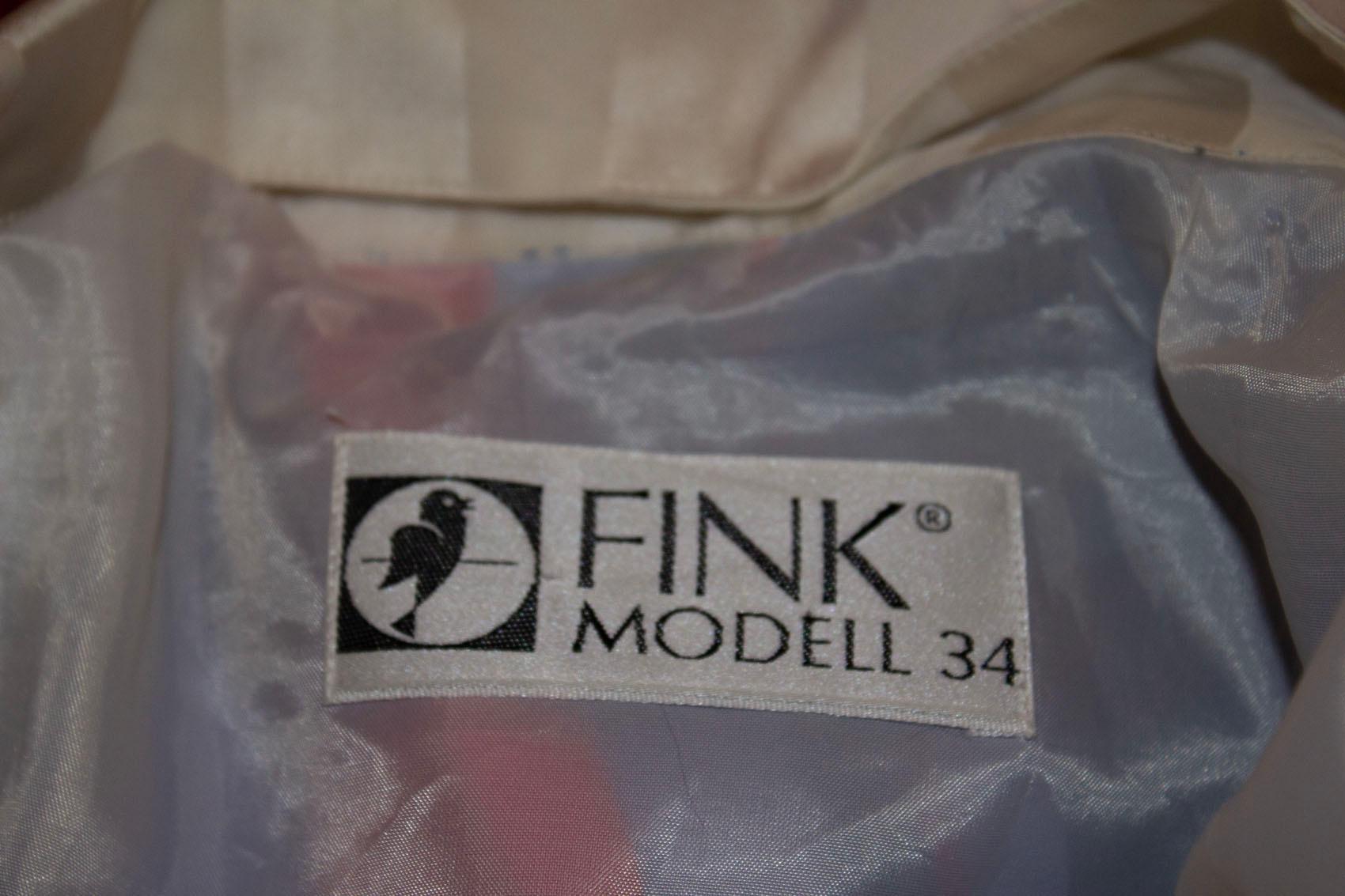 Vintage Fink Model Dress with changeable Collar