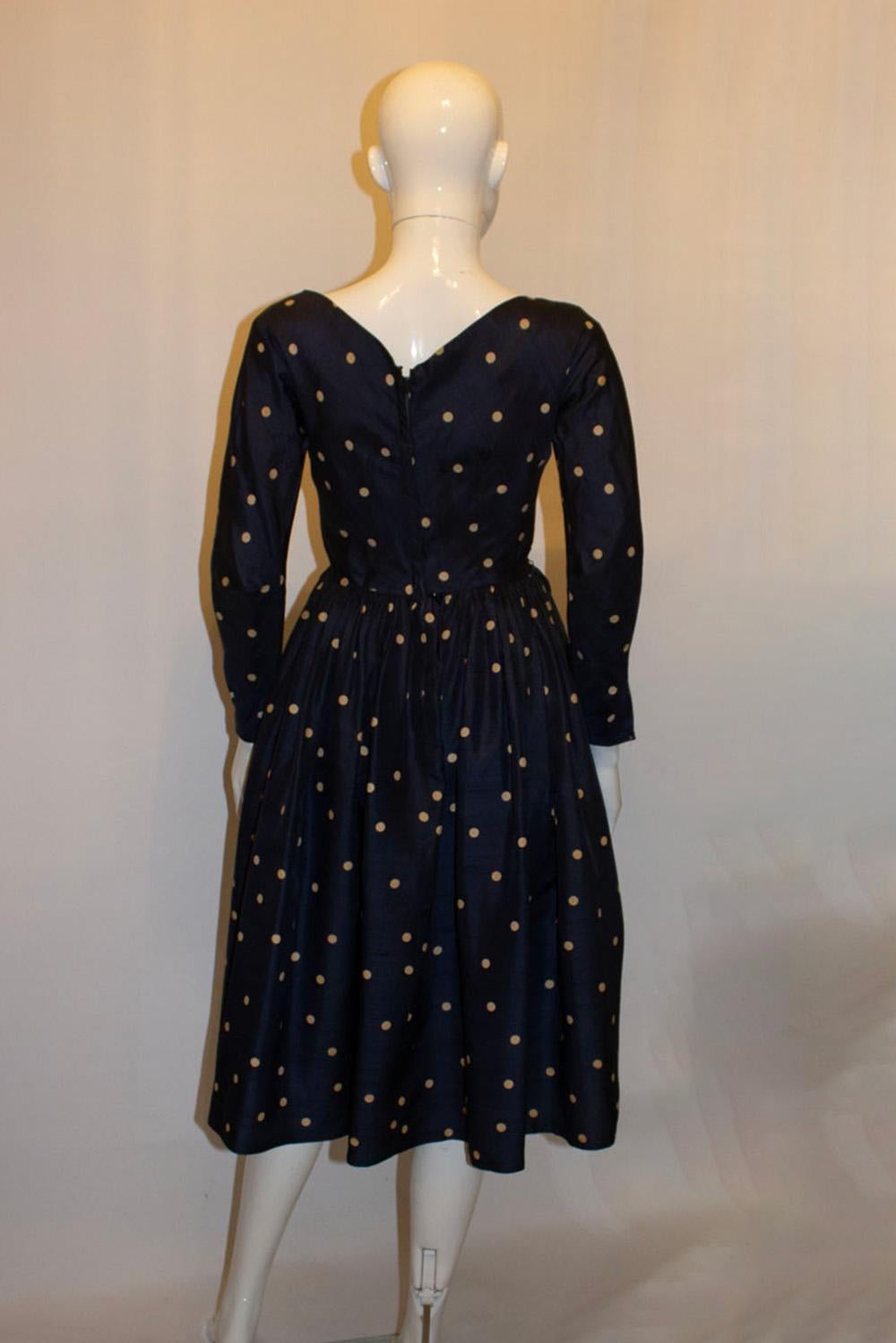 Vintage Mr Mort Silk Cocktail Dress.