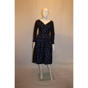 Vintage Mr Mort Silk Cocktail Dress.