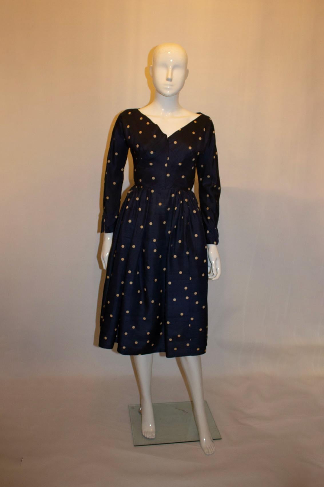 Vintage Mr Mort Silk Cocktail Dress.