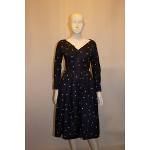 Vintage Mr Mort Silk Cocktail Dress.