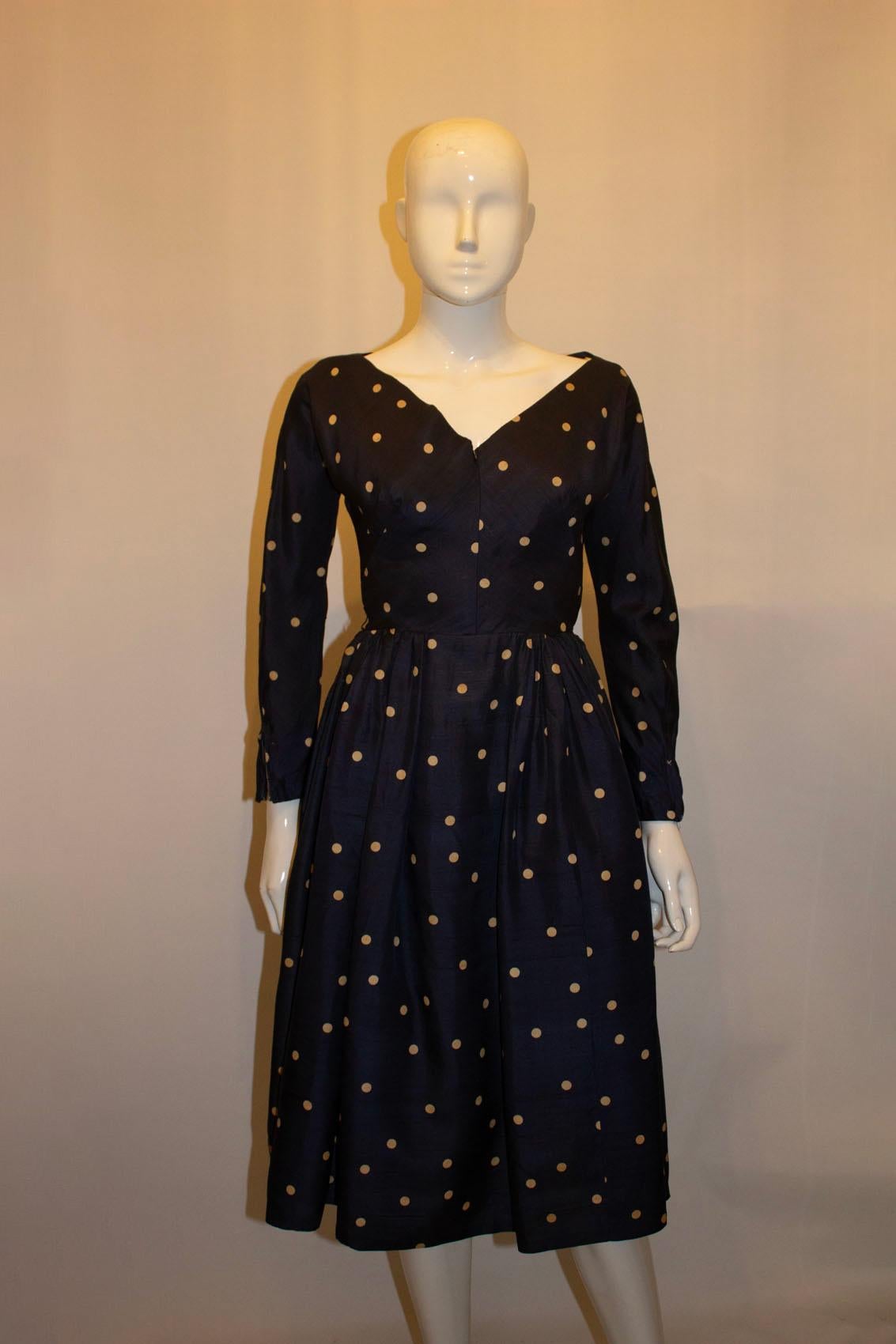 Vintage Mr Mort Silk Cocktail Dress.