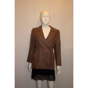 Vintage Yves Saint Laurent Rive Gauche Linen Jacket