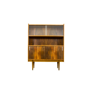 Walnut Display Cabinet, Bytomskie Fabryki Mebli, Poland, 1960's
