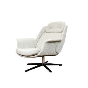 Swivel Chair "B7041" by Radomsko In Bouclé, Poland, 1970's