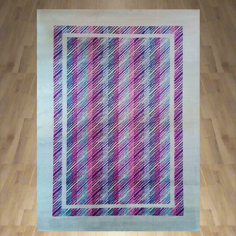 1980s Gorgeous Geometric Italian Woolen Rug by Missoni for T&J Vesto