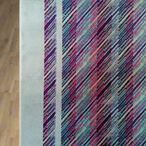 1980s Gorgeous Geometric Italian Woolen Rug by Missoni for T&J Vesto
