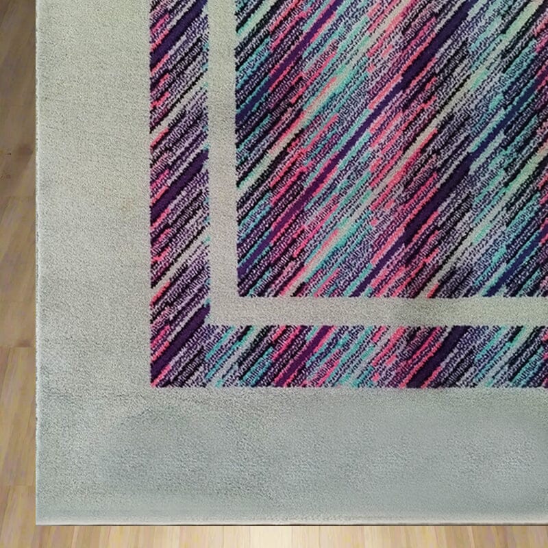1980s Gorgeous Geometric Italian Woolen Rug by Missoni for T&J Vesto