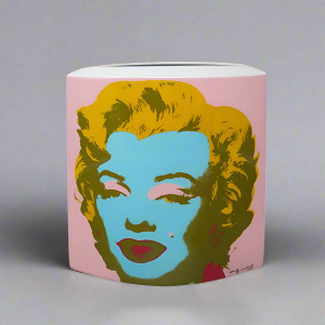 1990s Andy Warhol Vase for Rosenthal. Made in Germany.