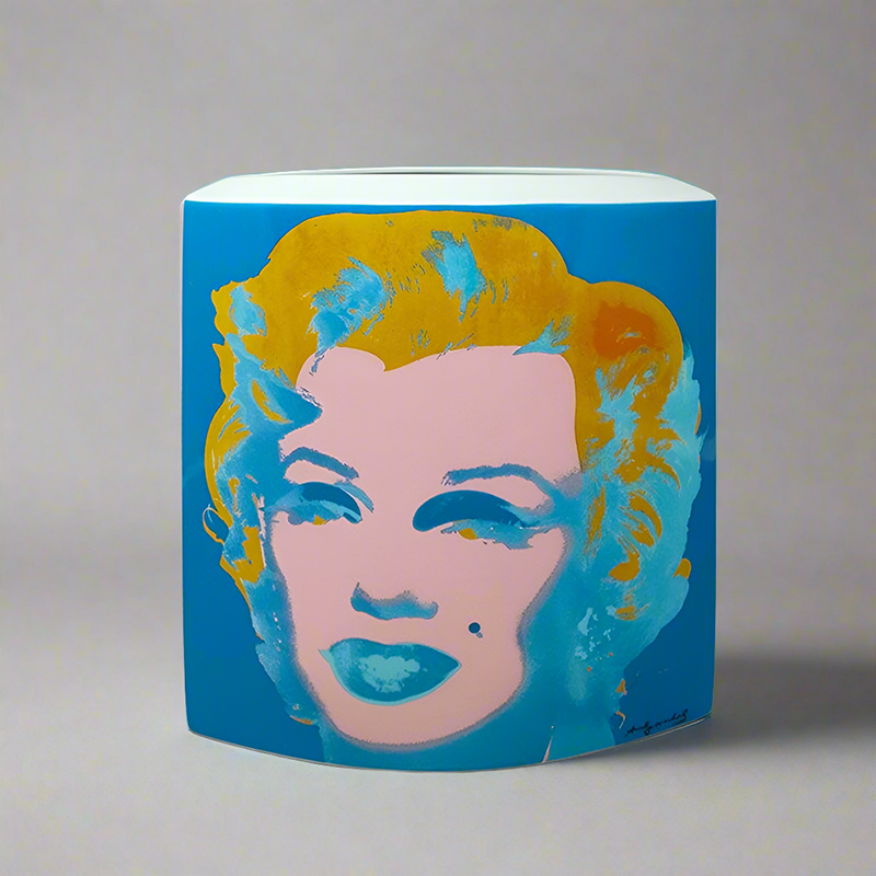 1990s Andy Warhol Vase for Rosenthal. Made in Germany.