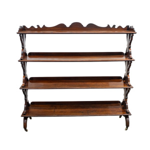 19th Century Freestanding Four Tier Bookcase