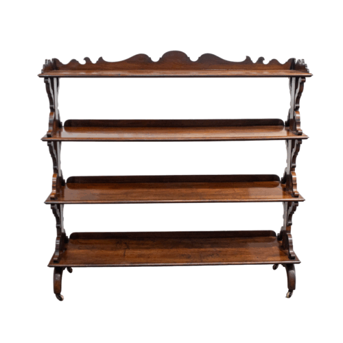 19th Century Freestanding Four Tier Bookcase
