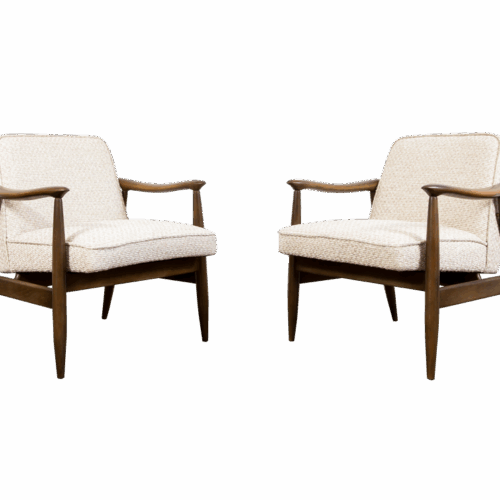 Pair of "Gfm 87" Armchairs By Juliusz Kędziorek for GFM, Poland, 1960s