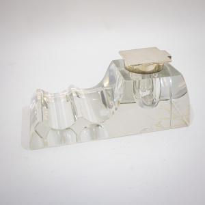 Silver & Glass Inkwell