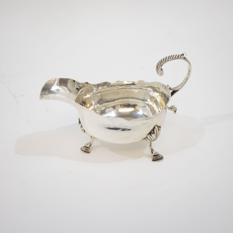 George III Silver Sauce Boat - Image 8