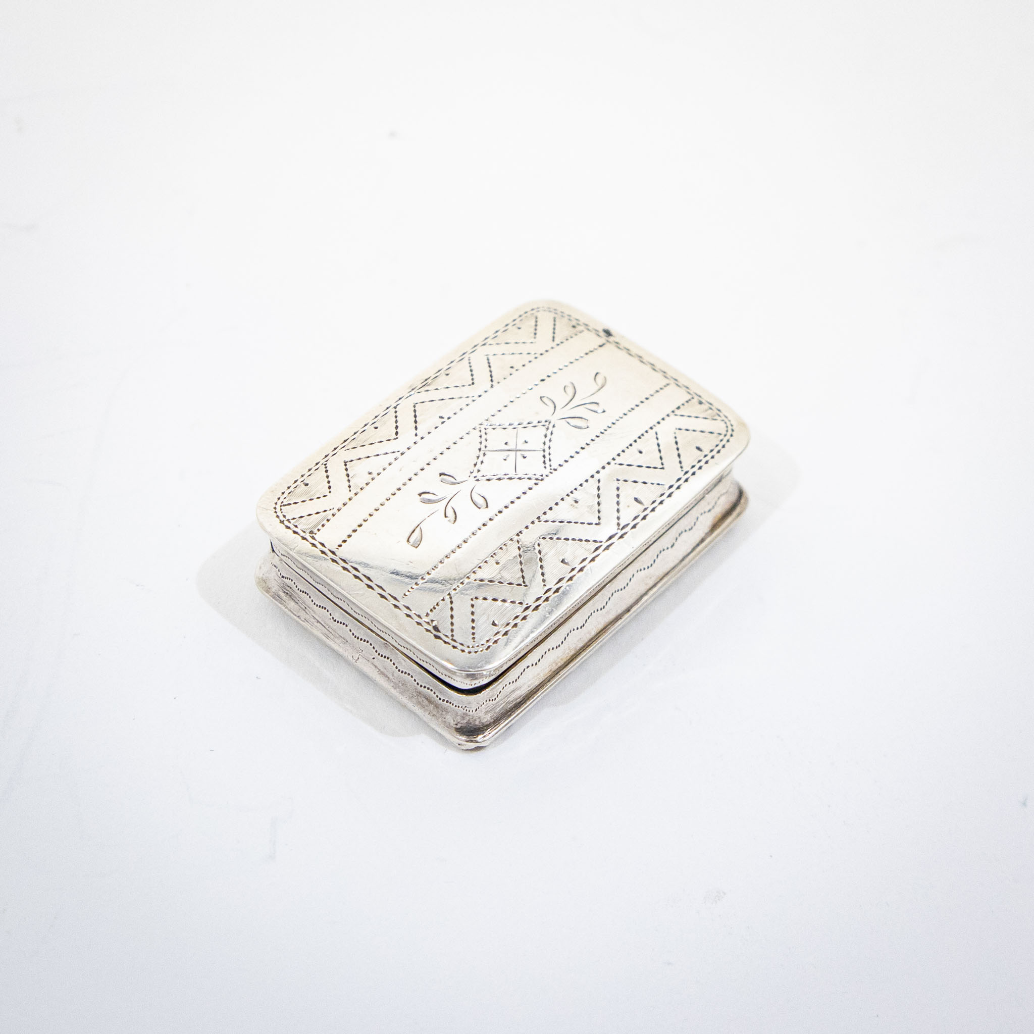 Victorian Silver Vinaigrette by Nathaniel Mills