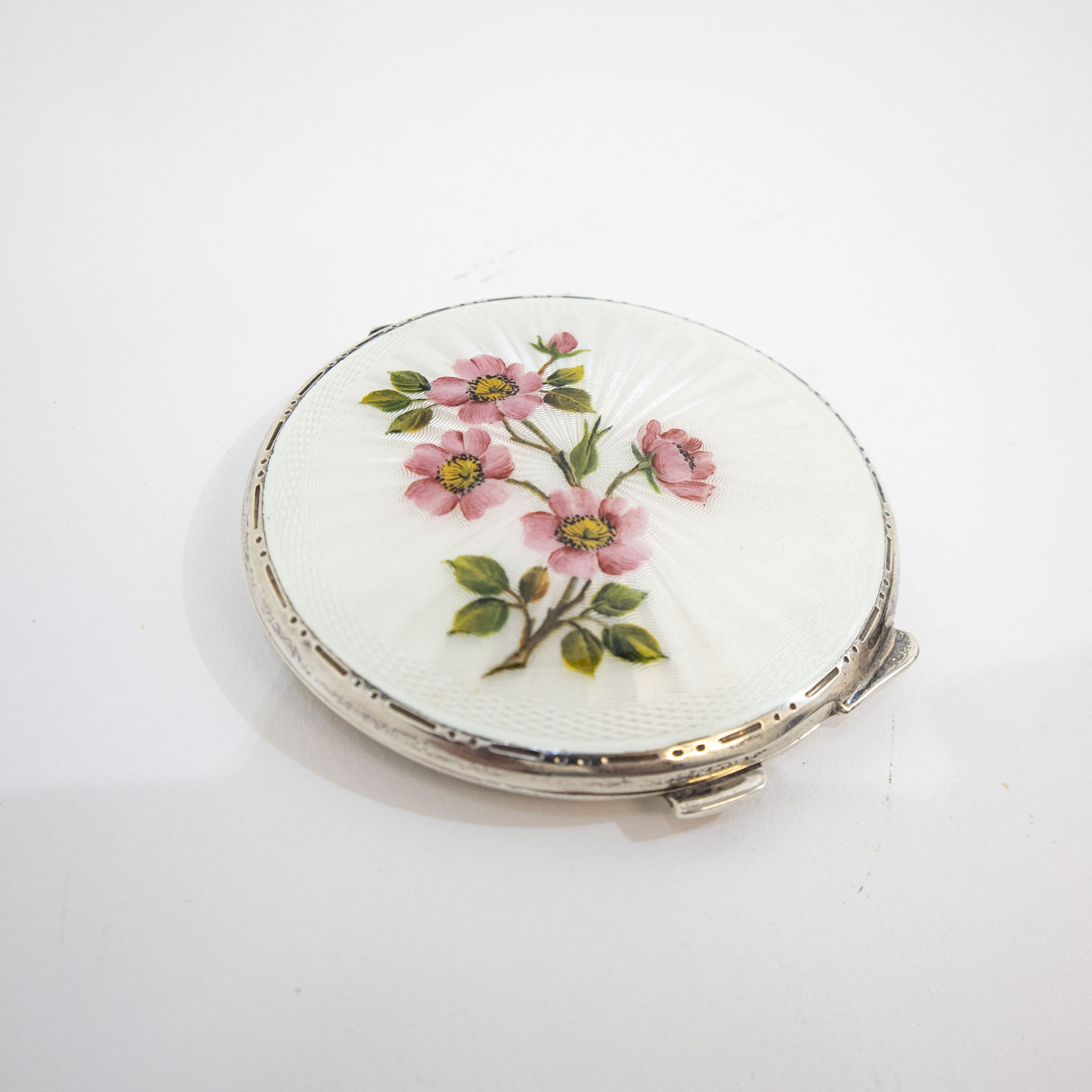 Quality Silver & Enamel Compact