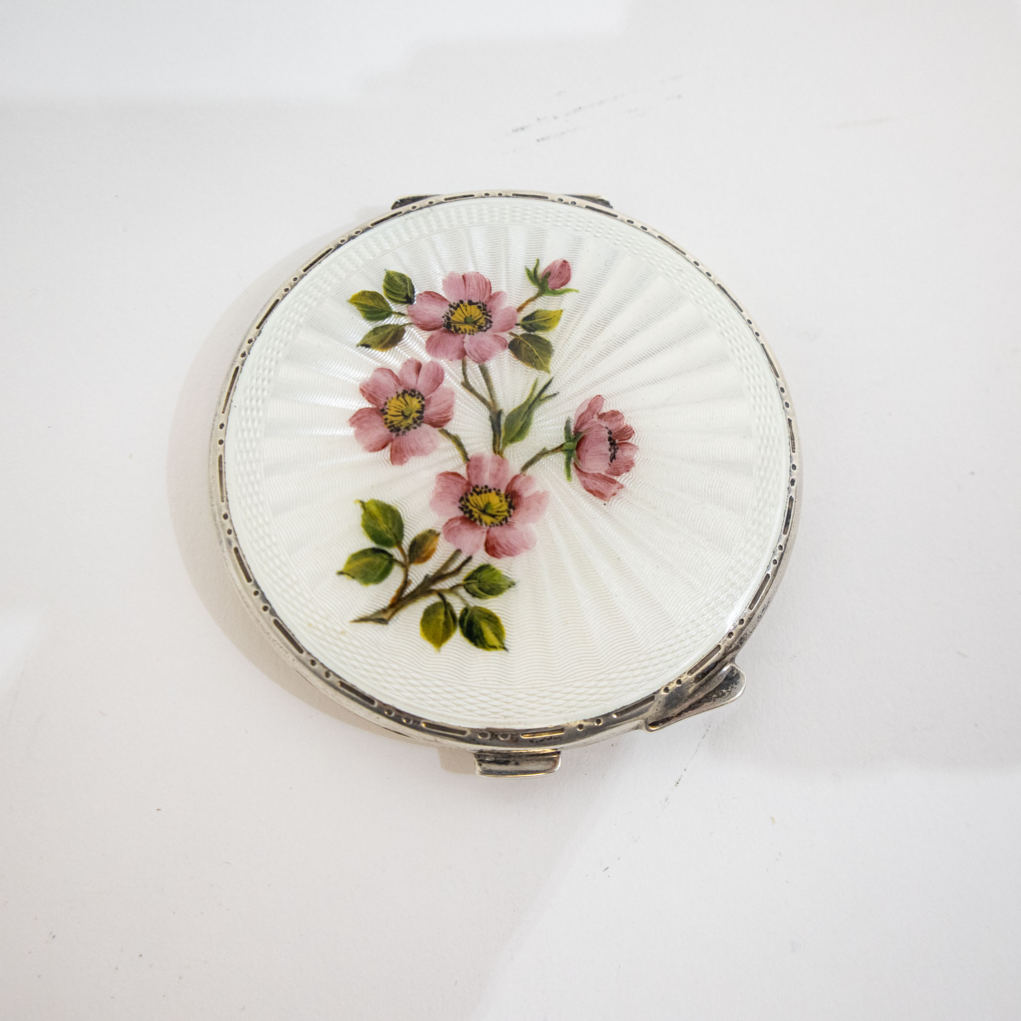 Quality Silver & Enamel Compact