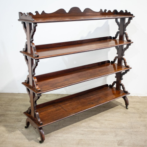 19th Century Freestanding Four Tier Bookcase