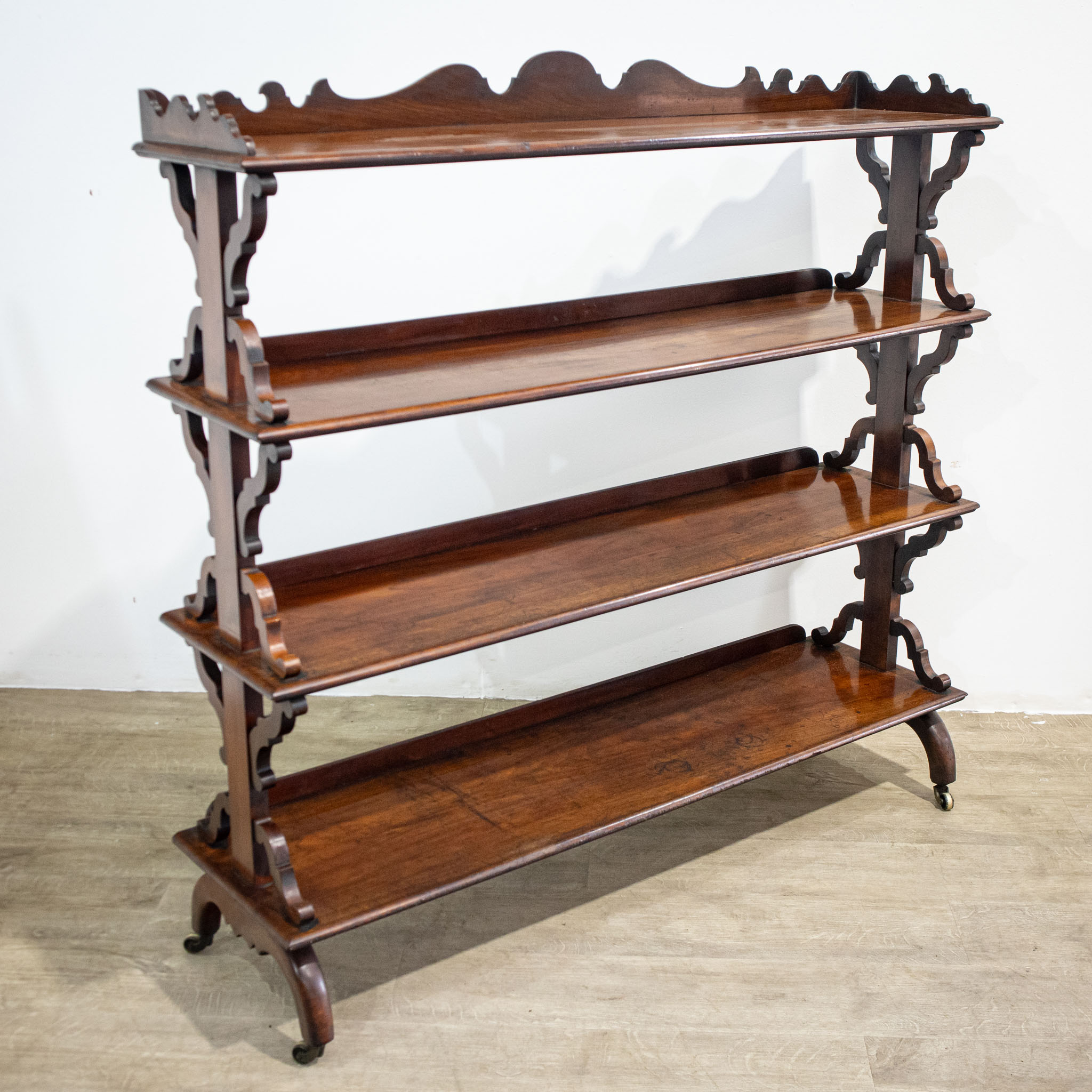 19th Century Freestanding Four Tier Bookcase