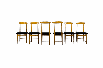 Set Of 6 Dining Chairs By Bernard Malendowicz, Poland, 1960's