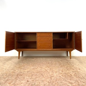 Mid Century Walnut Sideboard By Alfred Cox
