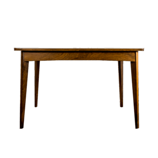 Restored Walnut Mid-Century Dining Table, Poland, 1960's