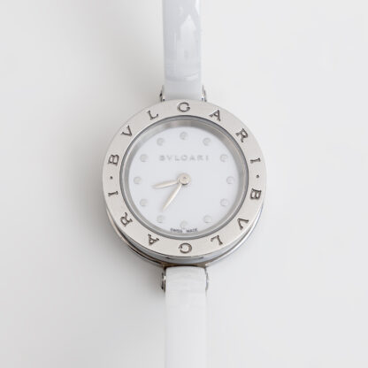 White Dial B-Zero1 Ceramic Quartz Wristwatch By Bvlgari - Image 2