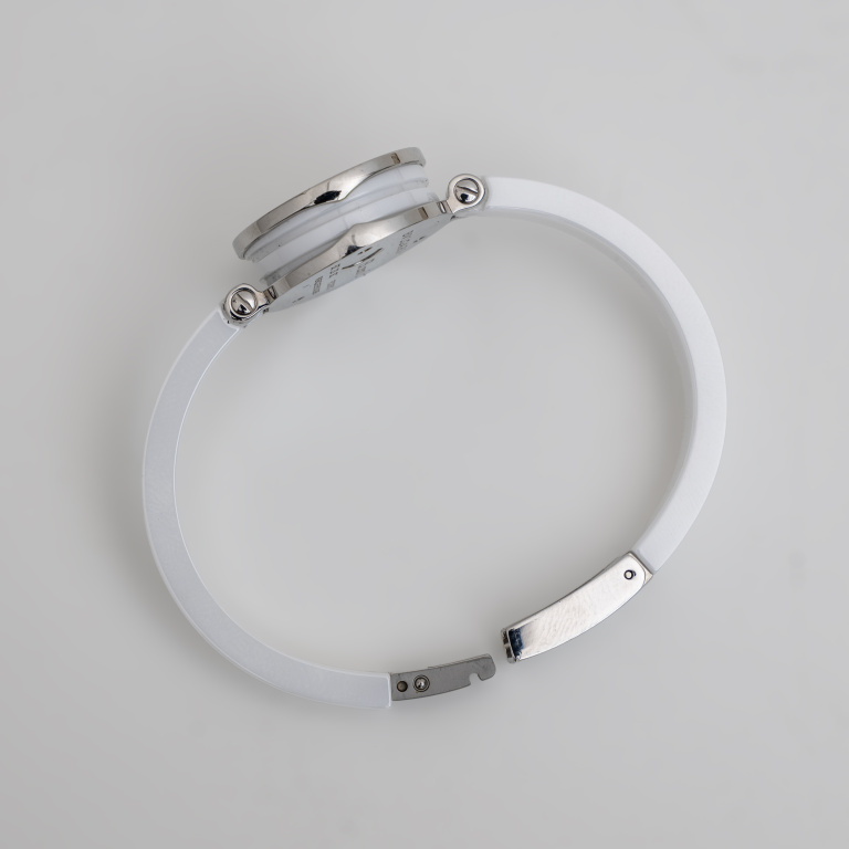 White Dial B-Zero1 Ceramic Quartz Wristwatch By Bvlgari - Image 3