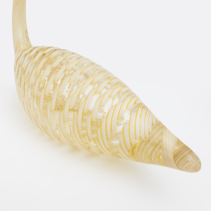 Licio Zanetti Mid-Century Modern Murano Blown Glass Swan
