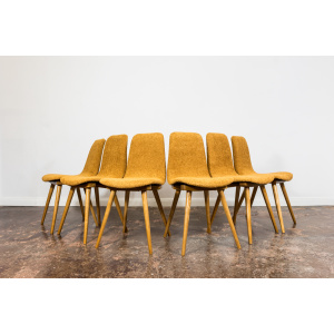 Set Of 6 Chairs Model A 6150 From Zakłady Mebli Giętych – Radomsko (Fameg), 1960s