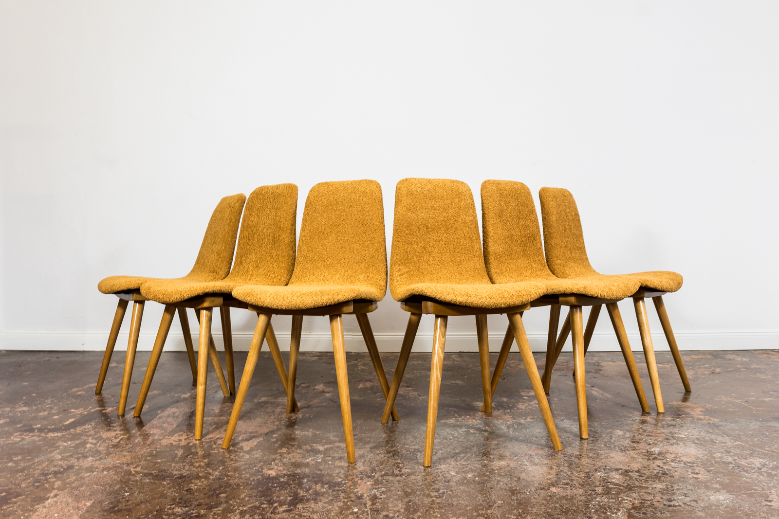 Set Of 6 Chairs Model A 6150 From Zakłady Mebli Giętych – Radomsko (Fameg), 1960s
