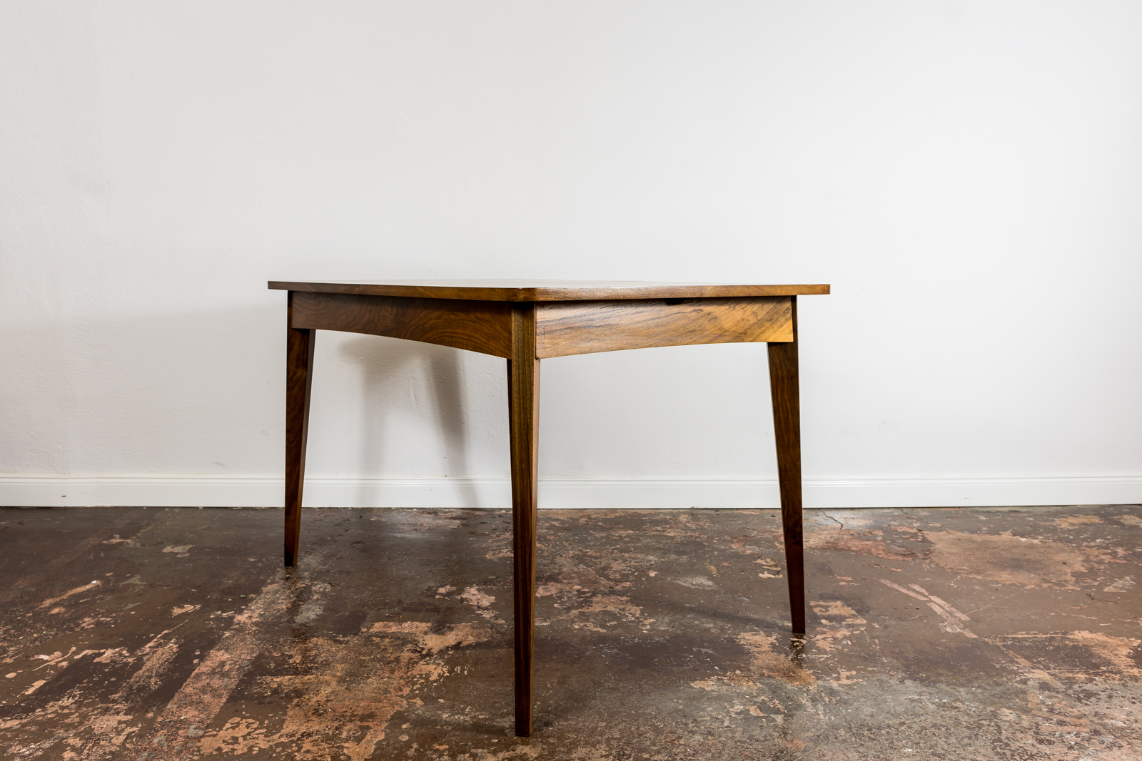 Restored Walnut Mid-Century Dining Table, Poland, 1960's