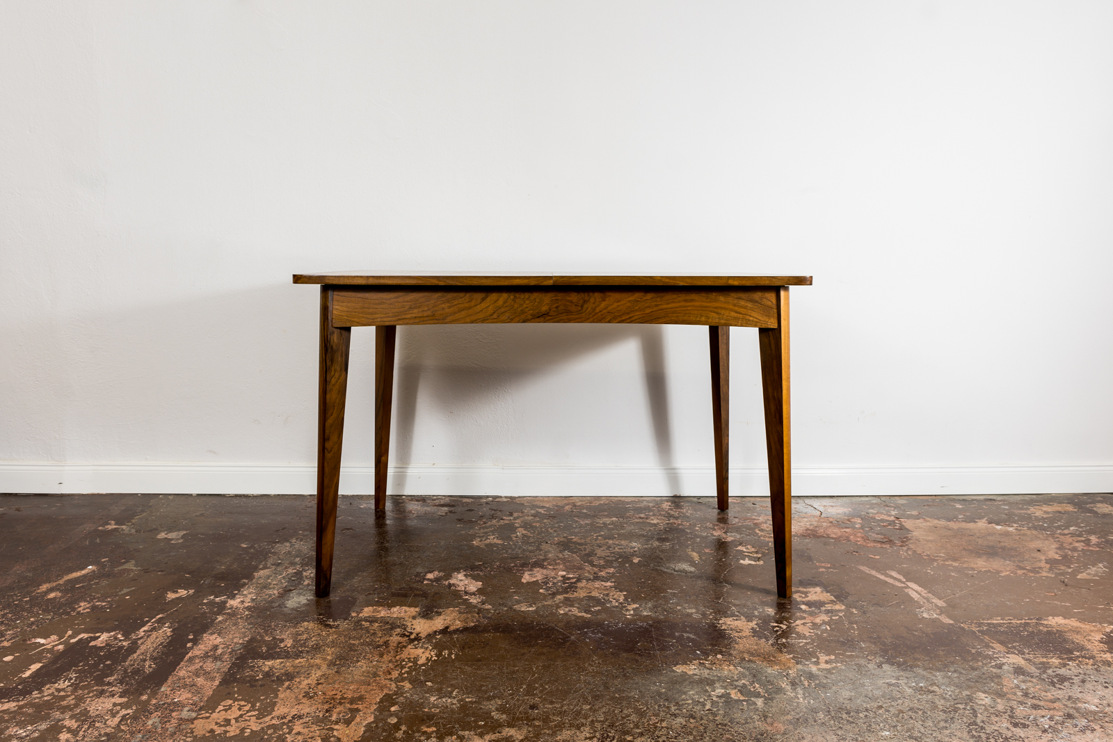 Restored Walnut Mid-Century Dining Table, Poland, 1960's