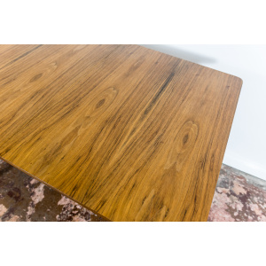 Restored Walnut Mid-Century Dining Table, Poland, 1960's