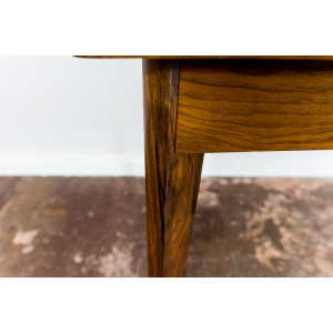Restored Walnut Mid-Century Dining Table, Poland, 1960's
