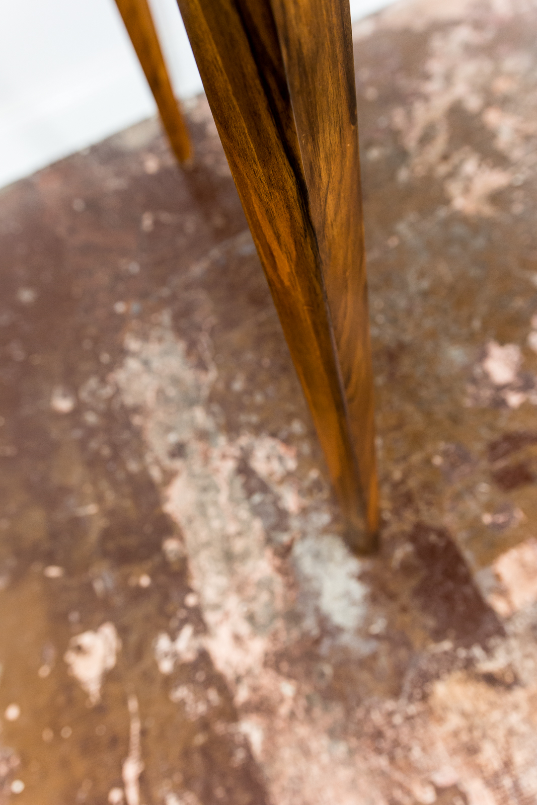 Restored Walnut Mid-Century Dining Table, Poland, 1960's