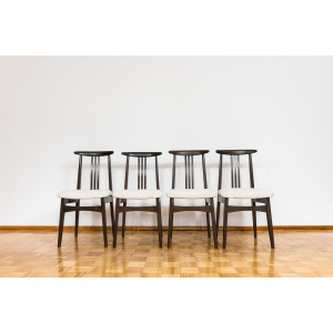 Set of 4, Dining Chairs designed by M. Zieliński, Poland, 1960s
