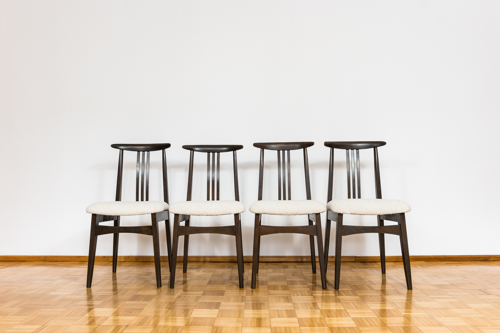 Set of 4, Dining Chairs designed by M. Zieliński, Poland, 1960s