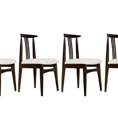 Set of 4, Dining Chairs designed by M. Zieliński, Poland, 1960s