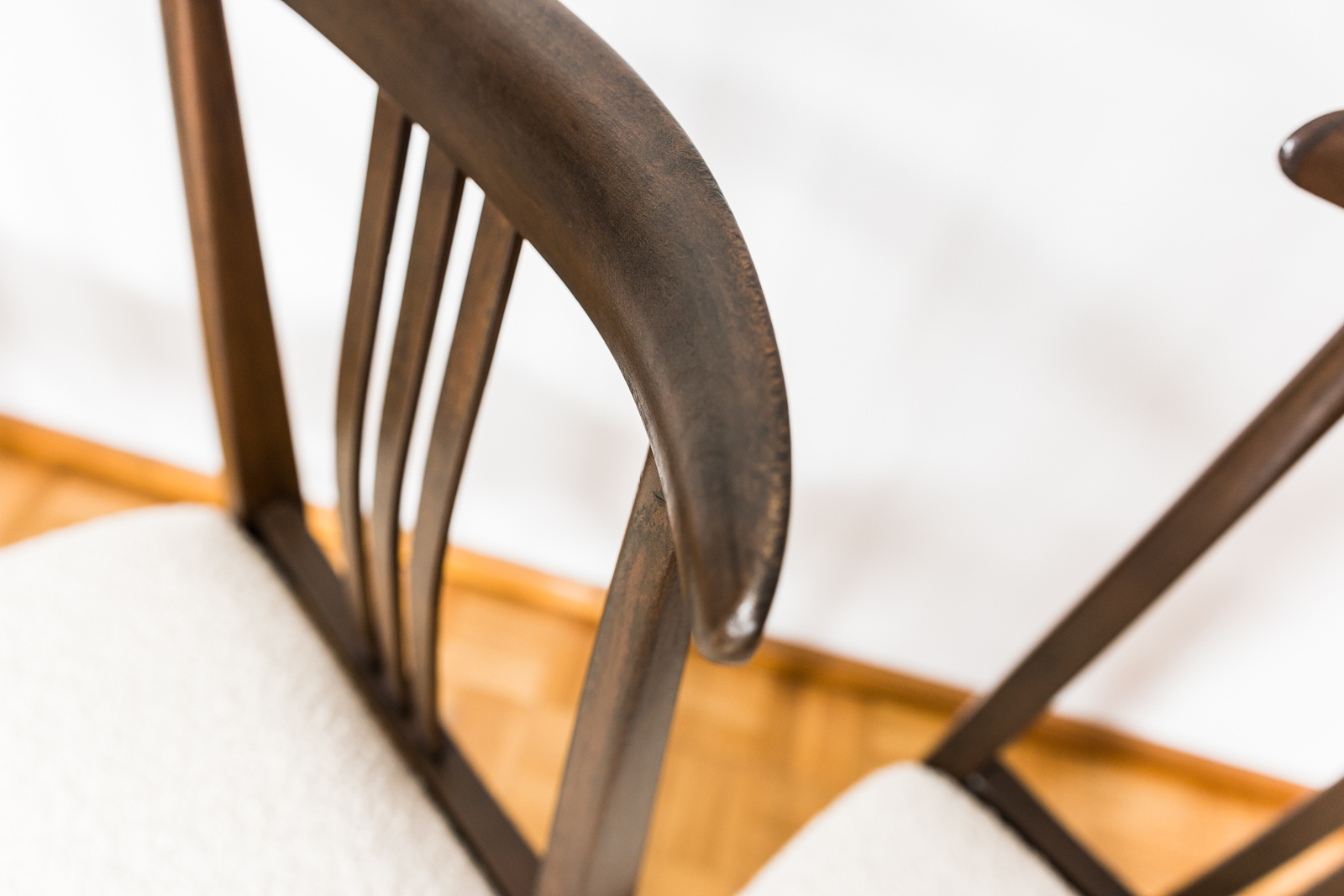 Set of 4, Dining Chairs designed by M. Zieliński, Poland, 1960s